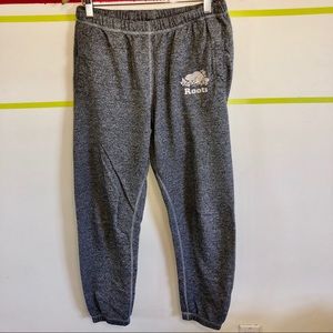 Roots original fit salt and pepper sweatpants